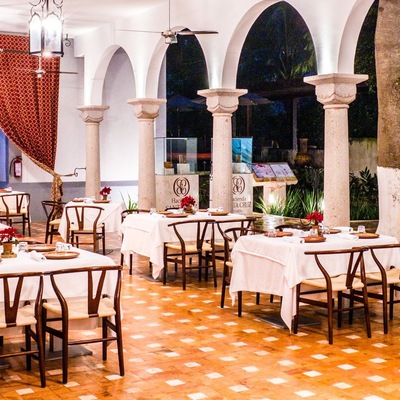 Restaurante Valentina en hacienda Santa Cruz