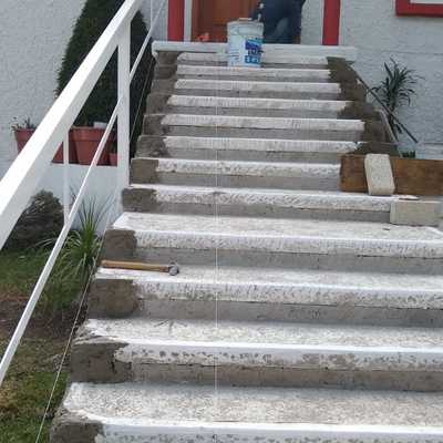 FORRADO DE LOZETA (ESCALERAS) ANTES