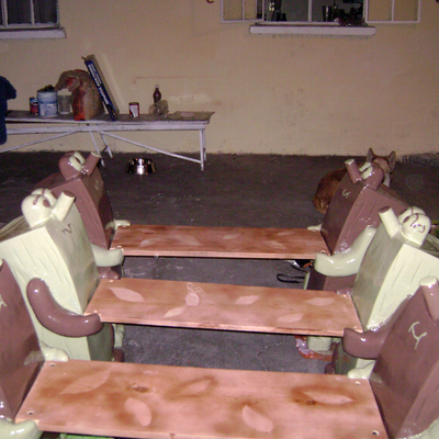 acabado de pintura y resina CENDI