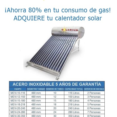 Calentadores Solares