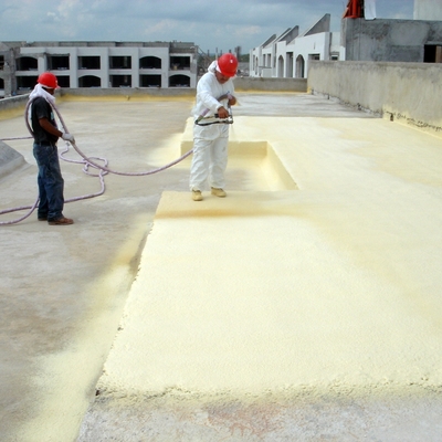Aplicacion de espuma en concreto