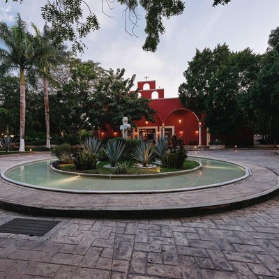 Acceso a Hacienda Santa Cruz Palomeque