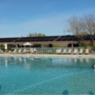 Calentador Solar para Alberca de Hotel.