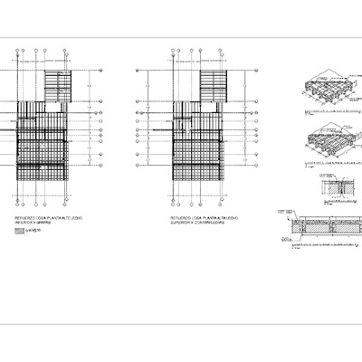 Plano estructural Sistema de piso y detalles