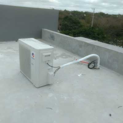 Instalación de equipos aire acondicionado.