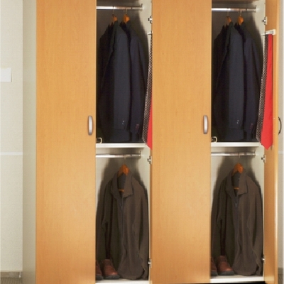 Closet Duo Largo (Versión repisas) versión completa