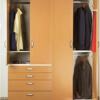 Closet Duo (Versión cajonera) Vista completa