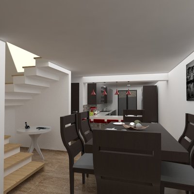 COMEDOR Y ESCALERAS