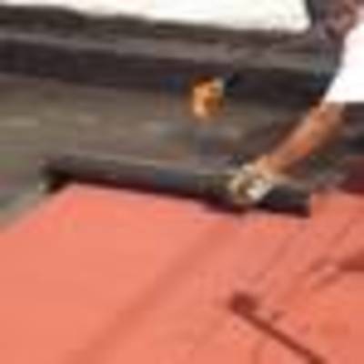 COLOCANDO ROLLOS DE IMPERMEABILIZANTE