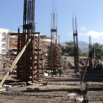 construccion de estructura hotel dreams