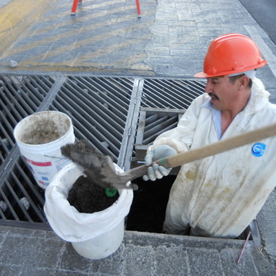 Limpieza de alcantarillas