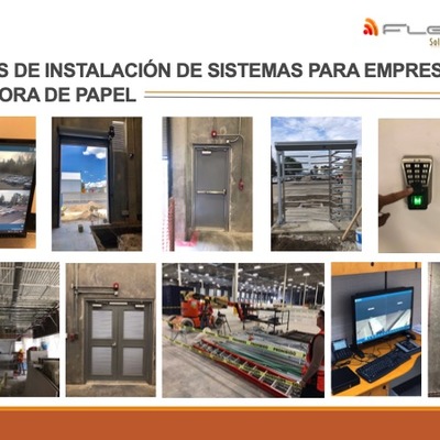 Nave industrial para empresa productora de papel