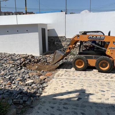 Construcción de estacionamiento