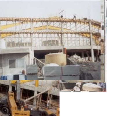 VISTA DE ESTRUCTURA METALICA Y OBRA CIVIL