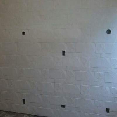 Piedra color blanco mate