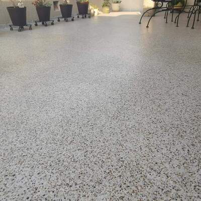 sistema epoxico hojuela decorativa