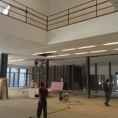 Trabajos de tablaroca. Museo de Cineteca Nacional.