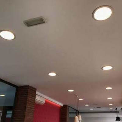 Plafón falso e iluminación