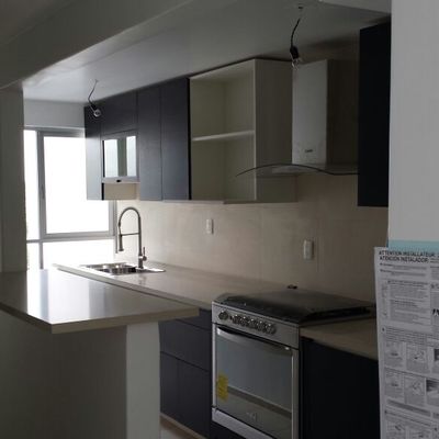 Cocina en madera de nogal