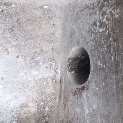 Barreno de 3 pulgadas