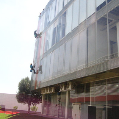 LAVADO DE CRISTALES EN ALTURAS