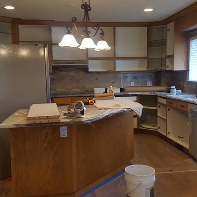 Así estaba la cocina que repintamos