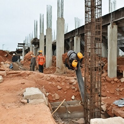 Cimentación para nave industrial EDO MEX