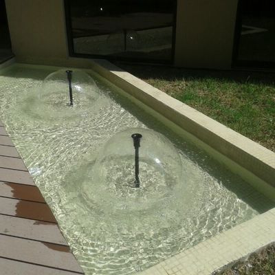 Fuente con borbollones