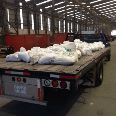 Recibiendo cargamento