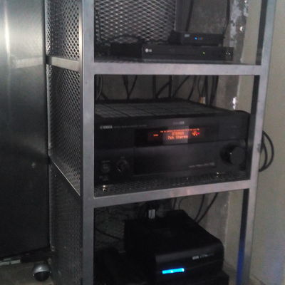 Rack equipos AUDIO Y VIDEO Casa Cuernavaca