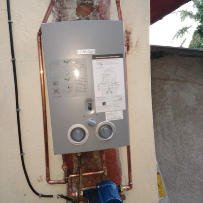 Instalación de Boiler de paso 