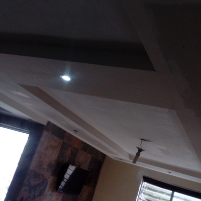 Fachada en interior tabla roca 