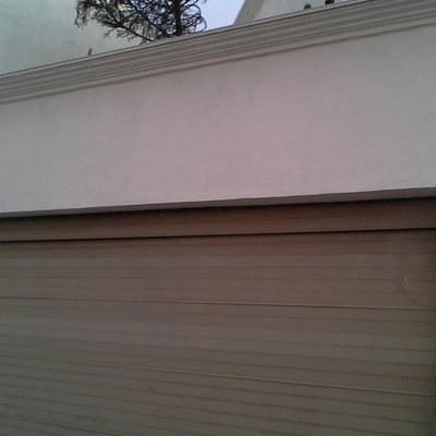 Pintura fachada parte de afuera de la cochera