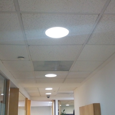 Colocación de luminaria