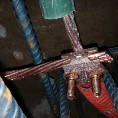 Conexion mecanica en "T" tierra físca