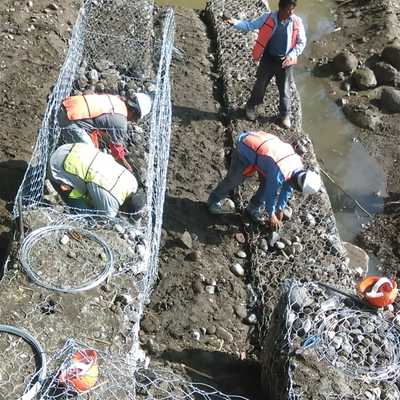Llenado de Muro gavion
