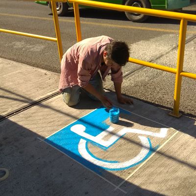 Rampa para discapacitados