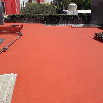 Trabajo de impermeabilizacion acrilica