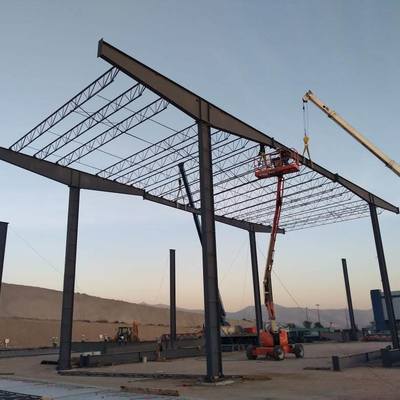 Bahia de estructura metalica