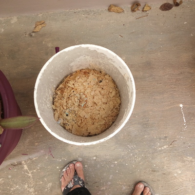 Este es el sarro de tinaco