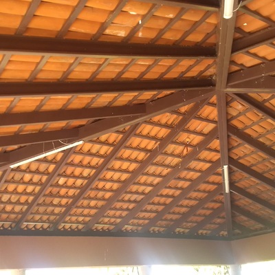 Terraza en casa clud