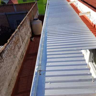 Techado de  lamina zintro