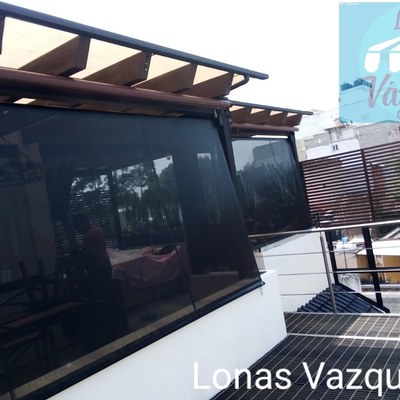 Cortina de malla sombra