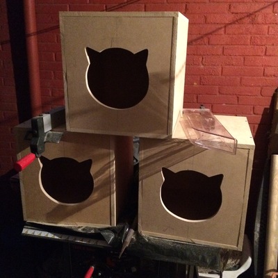 caja para gato