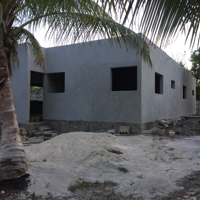 CONSTRUCCION DE CASA HABITACION EN KINI YUC.