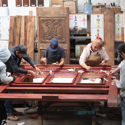 Pintando una cabecera