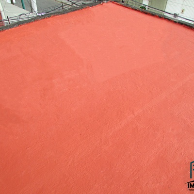 Sistema acrílico 5 años color terracota.