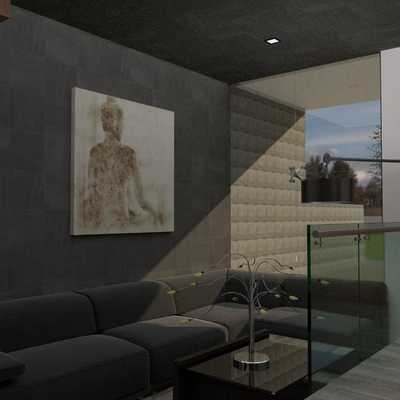 Sala a desnivel casa argento