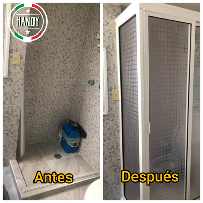 Cancelería de baño