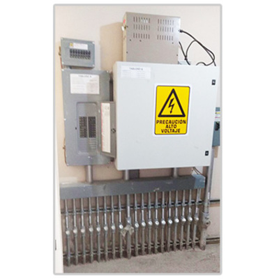 Colocación de tableros eléctricos